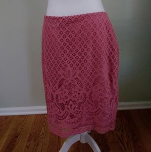 2/$15 LOFT Outlet Eyelet Skirt